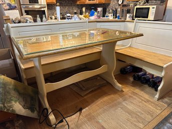 Kitchen Table With With Wrap Around Corner Bench