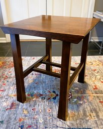 Vintage Maria Yee Solid Wood Side Table Built With Her Own 'Breathtaking Joinery'- Lot 2