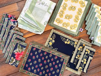 And More Find French Table Linens From Colleur Nature, Paris, And More