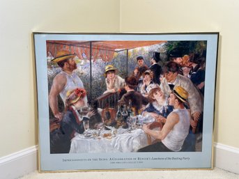 Renoir 'Luncheon Of The Boating Party' Framed Print