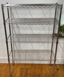 4 Tier Adjustable Wire Shelving Rack