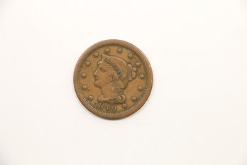 1849 Large Cent Penny Coin
