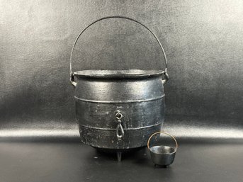 A Cast-Iron Cauldron & Its Mini-Me