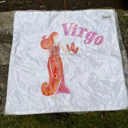 A Cotton Virgo Pillowcase - New