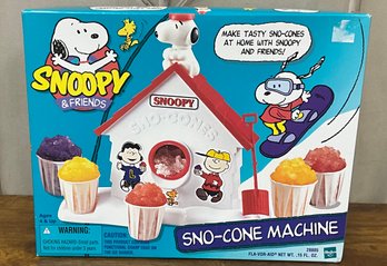 Brand New In Box Snoopy Snowcone Machine