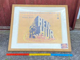 Vintage 1960 Ben-Hur Movie Poster Numbered 60/325 Leaf Trading Card Pop Century 30/50 Charlton Heston 36x30