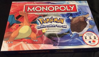 1999 Pokemon Monopoly Board Game - K