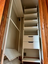 A Closet Metal Shelf System - Bedroom 1B