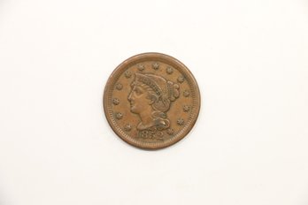 1852 Large Cent Penny Coin