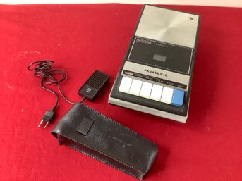 Panasonic Ac/battery Cassette Tape Recorder