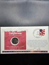 2005 Commemorative Cover California Quarter