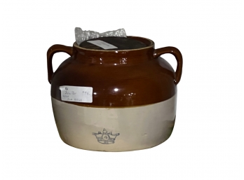 Vintage Robinson Ramsbottom 4-Quart Stoneware Bean Pot