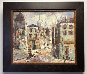 Fine Original DEDIC HARRY Impressionist Oil Painting Of Parisian Cityscape- NO SHIPPING