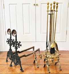 Magnificent Antique Fireplace Tools