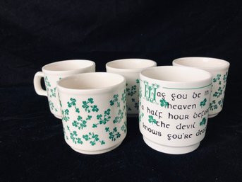 Shamrock Mug Set