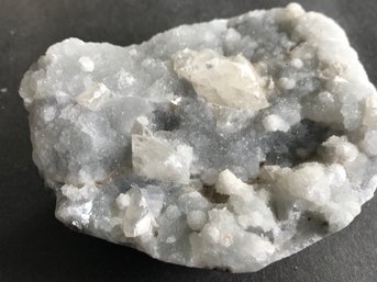 Apophyllite On Calcite Crystal, 1 LB 1 Oz, 5 Inch By 4 Inch