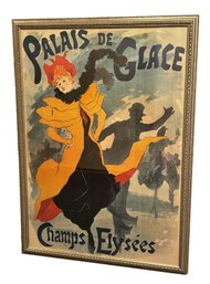 Palais De Glace Champs Elysses Original Litho  By Jules Chret