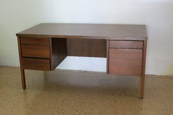 A 5 Drawer Office Desk By Kimball