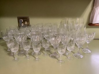 Crystal Stemmed Glass Set Of 36