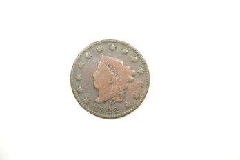 1822 Large Cent Penny Coin