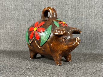 A Charming Ceramic Piggy Bank From Mexico