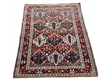 (5.58 X 8.16) Red Antique Wool Oriental Rug