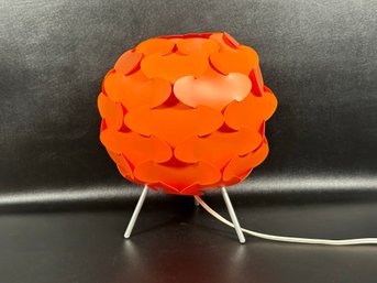 The Fillsta Table Lamp In Orange, Designed By Gunner Jensen For IKEA