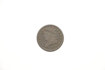 1809 Classic Large Half Cent Penny Coin