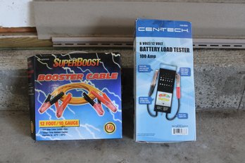 Battery Tester And Jumper Cable