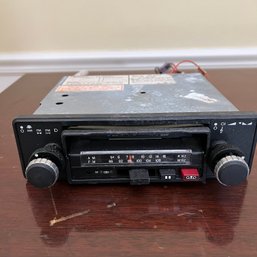 A Vintage Blaupunkt Car Stereo With Cassette