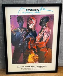 Signed Franta Framed Poster