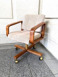 Vintage MCM Chaircraft Rolling Swivel Chair