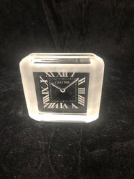 Cartier Crystal Clock