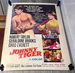 1966 Johnny Tiger Movie Poster Universal Pictures