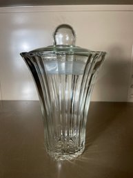 Glass Biscuit Jar With Lid