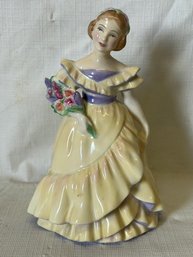 Fine Vintage Ca. 1940s ROYAL DOULTON Porcelain Figurine- Titled 'The Bridesmaid'