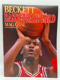 Beckett Basketball Magazine #1-  Michael Jordan Cover.