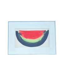 The Watermelon - 14 X 20 Signed Morrell (c) 1972 - Midcentury -