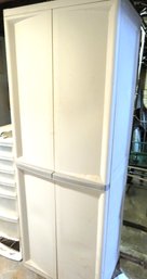 Sterilite Plastic  Storage Cabinet With 4 Adjustable Shelves (1 Of 2)