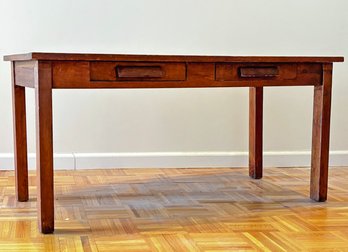 A Vintage Mahogany Writing Desk, C. 1940's.