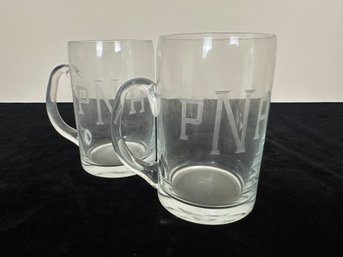 Monogrammed Mugs - Set Of 2