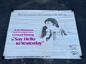 Jean Simmons NY Movie Poster