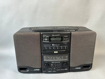 SHARP Digital Sound Stereo With XBass Speakers