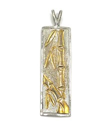 Vintage Sterling Silver And Vermeil Two Toned Pendant