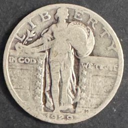 1929 Standing Liberty Silver Quarter