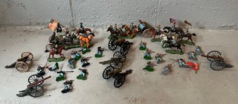 Vintage Civil War Battle Toy Figurines By Britain's Limited