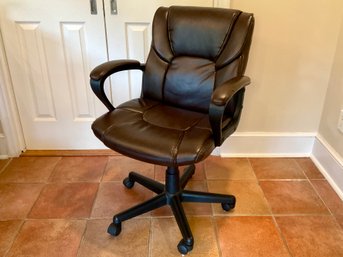 Faux Leather Desk Chair