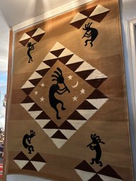 Champion Rugs Kokopelli Deity Of Fertility Southwest Native American Indian Berber Area Rug