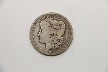 1884 O Silver Morgan Dollar Coin