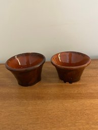 Pair Of Pottery Bowls